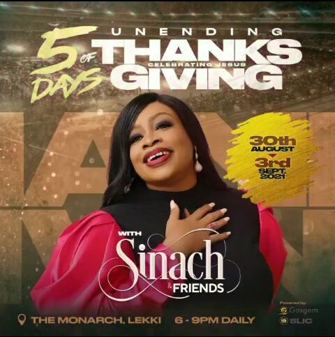 5 DAYS OF UNENDING THANKSGIVING