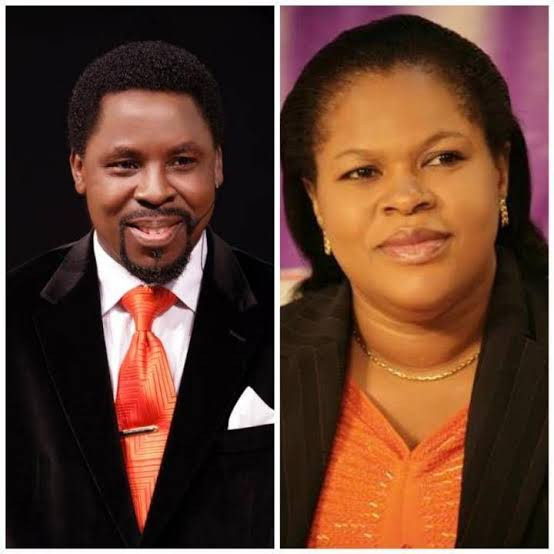 Prophet TB Joshua and Evelyn