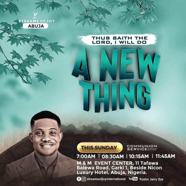 Streams of Joy SUnday Service 1st October 2023