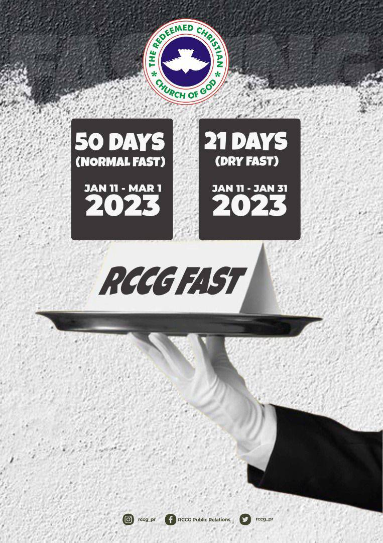RCCG Annual 50 Days Fasting and Prayer 2023