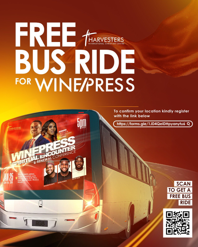 Winepress Free Bus ride Details