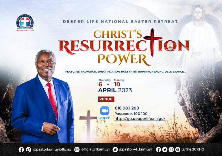 Christ Ressurrection Power Deeper life Easter Youth Camp