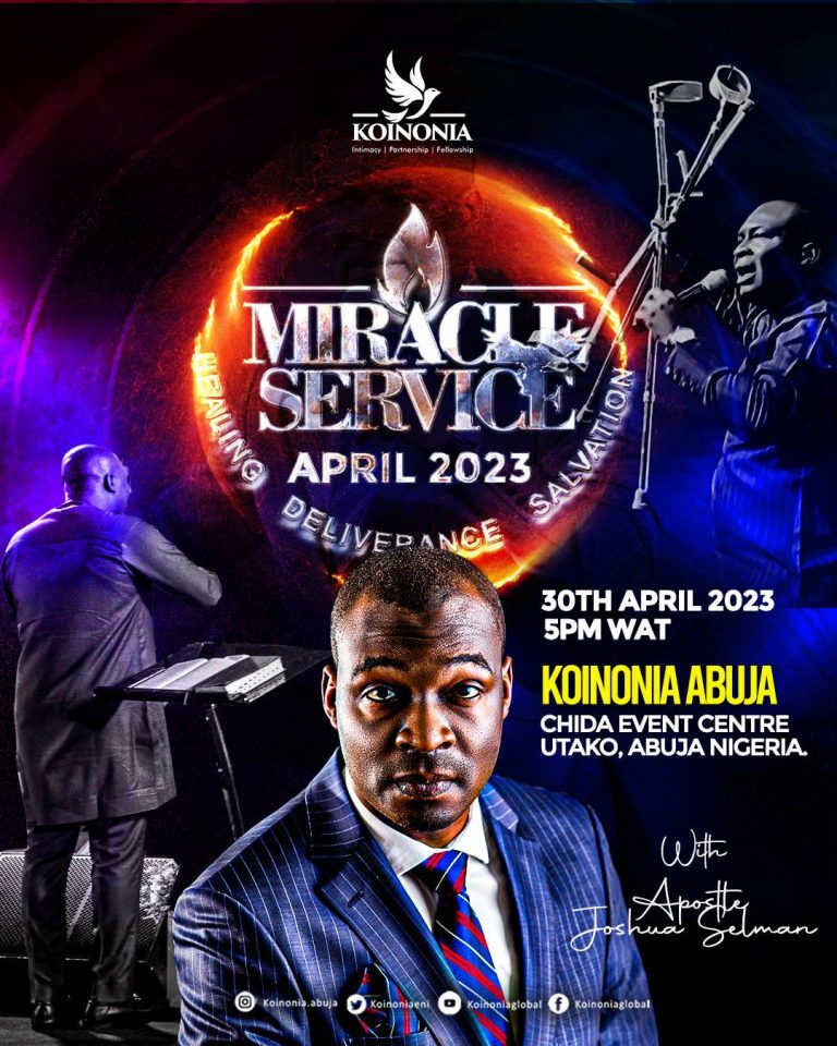 April Miracle Service Koinonia Global