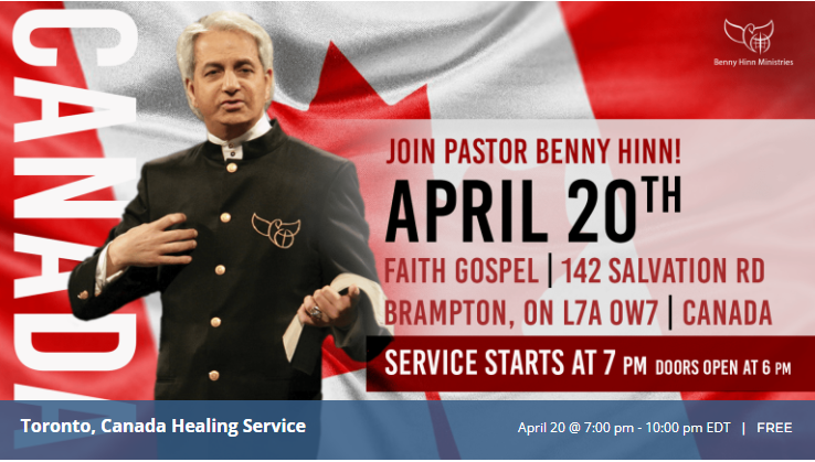 Miracle Healing service with Benny Hinn