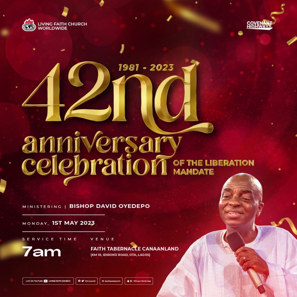 42nd Anniversary Celebration Winners Chapel Liberation Mandate