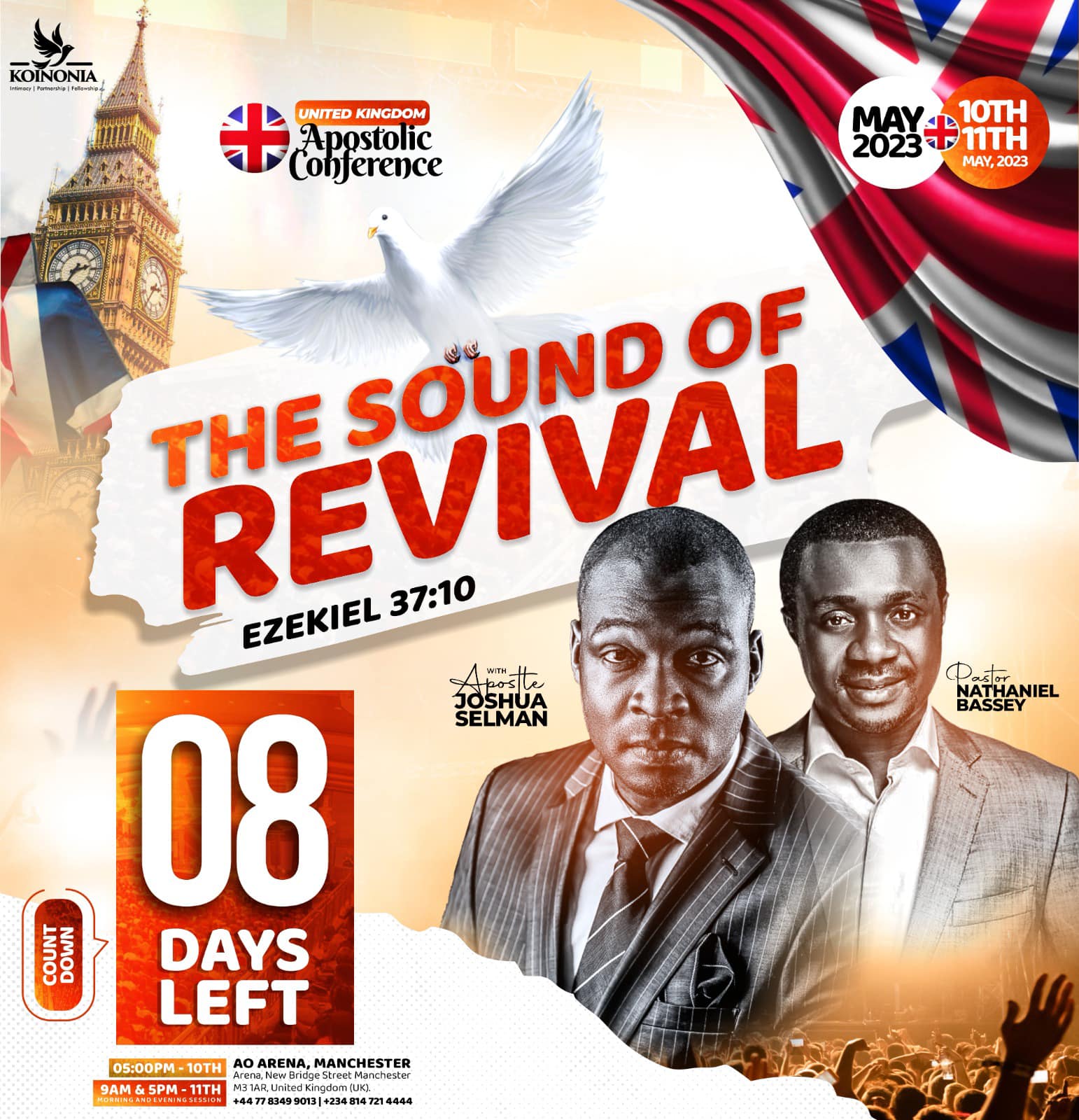 KOINONIA UNITED KINGDOM APOSTOLIC CONFERENCE THE SOUND OF REVIVAL