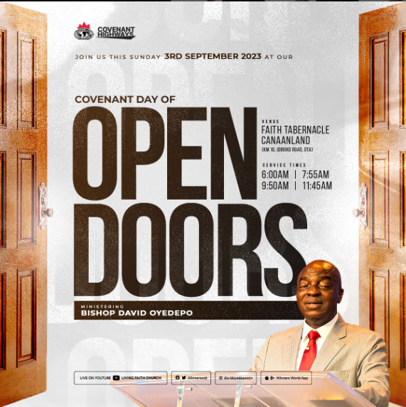 Winners Chapel Covenant Day of Open Doors