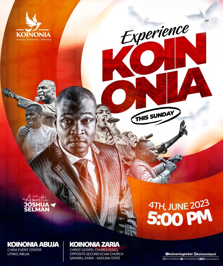 Koinonia Sunday Service 4th June 2023