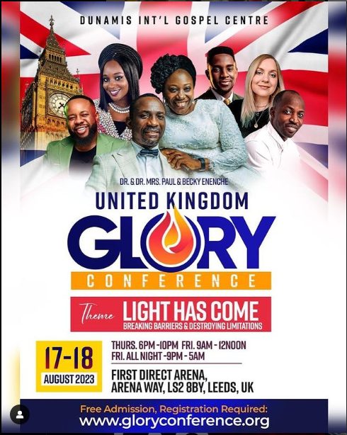 Dunamis United Kingdom Glory Conference 2023
