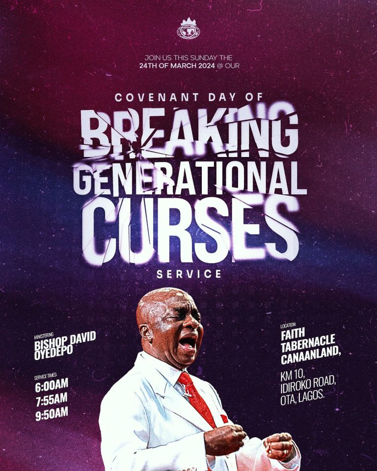 Covenant Hour of Prayer Guidelines 20th February 2024 with David Oyedepo Archives