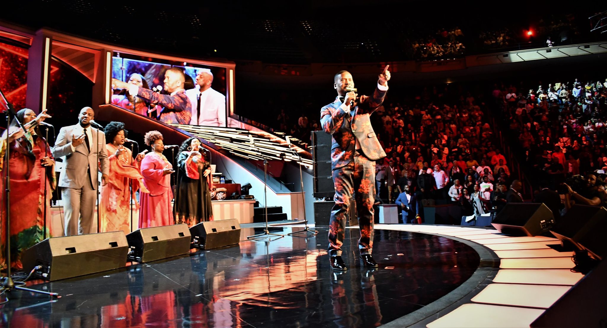 Donald Lawrence at Lakewood Church