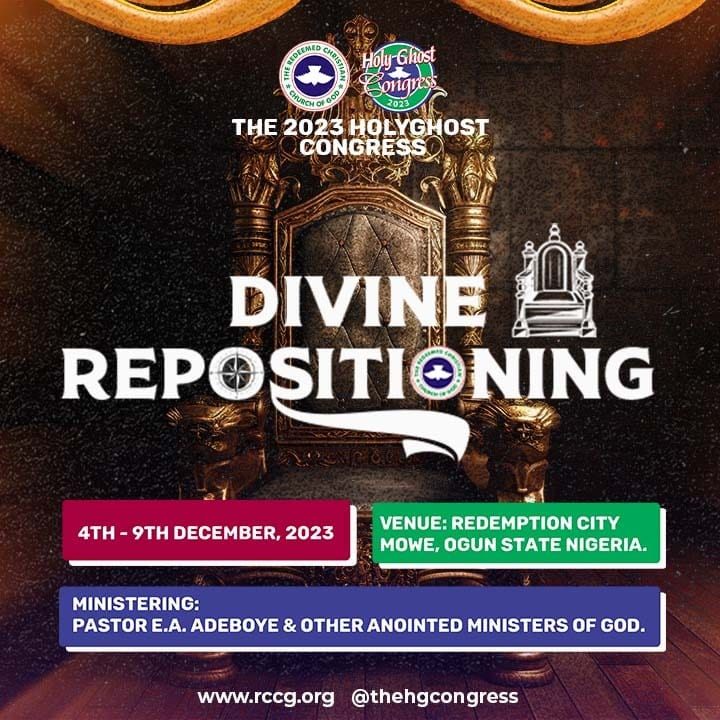 RCCG Holy Ghost Congress 2023