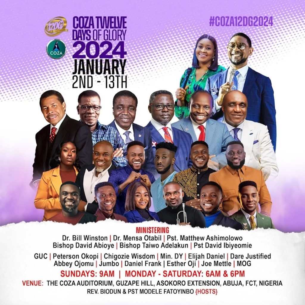 COZA 12 Days of Glory 2024