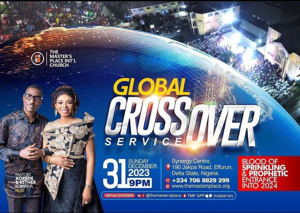 THE MASTERS PLACE 2023/2024 CROSS OVER SERVICE LIVE BROADCAST