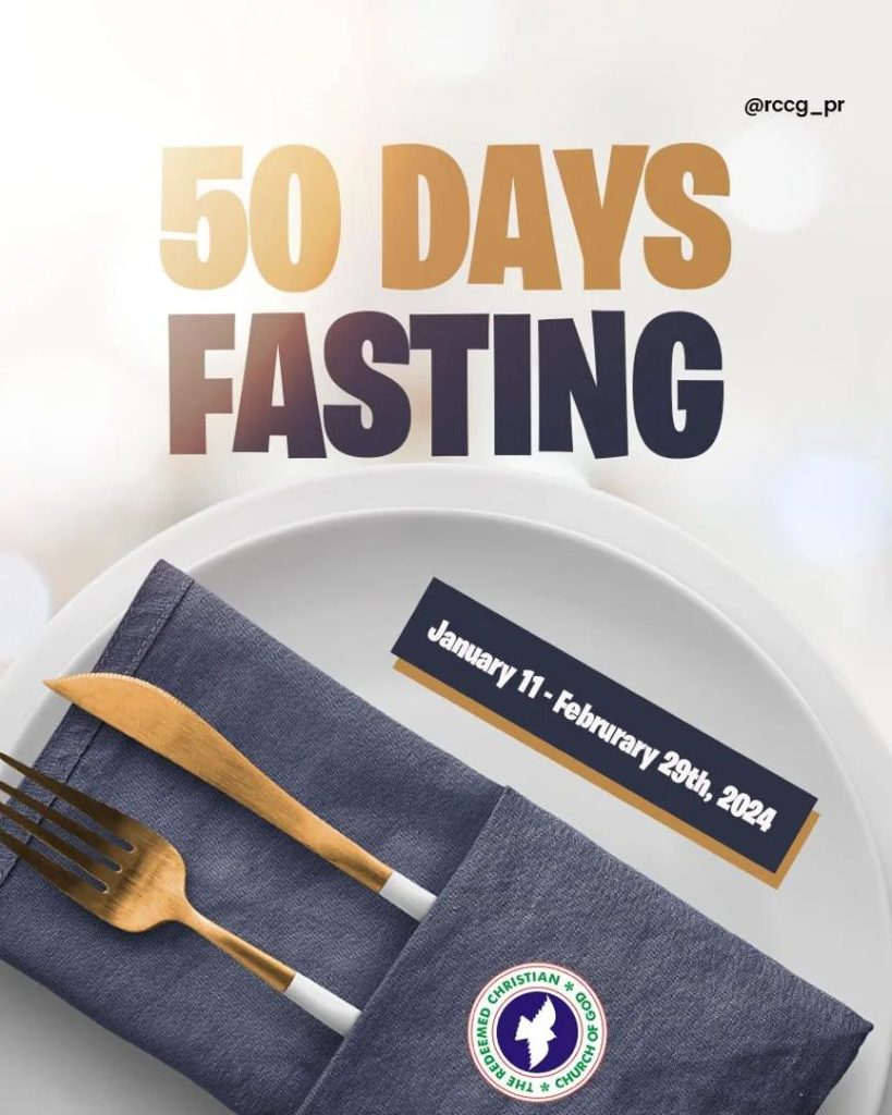 RCCG Annual 50 Days Fasting and Prayer 2024