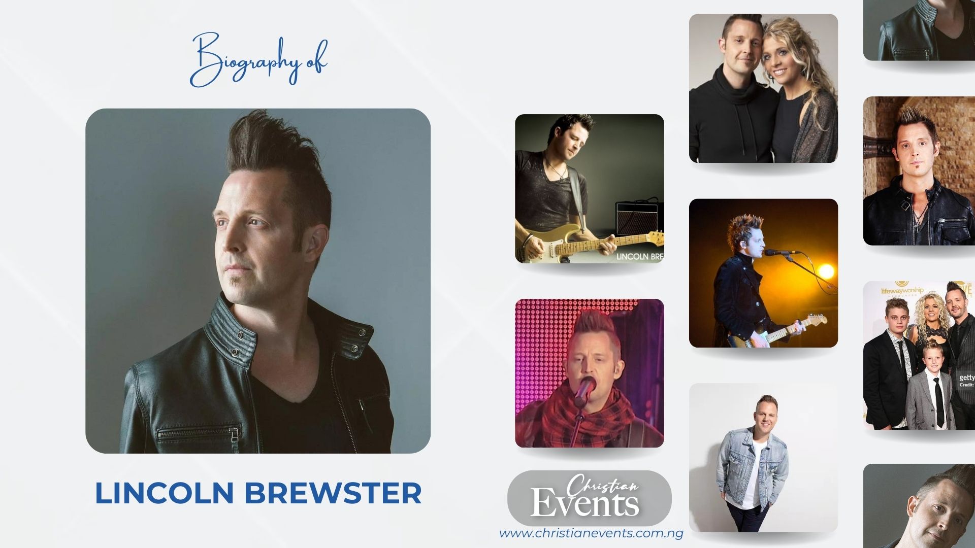 Biography of Lincoln Brewster's