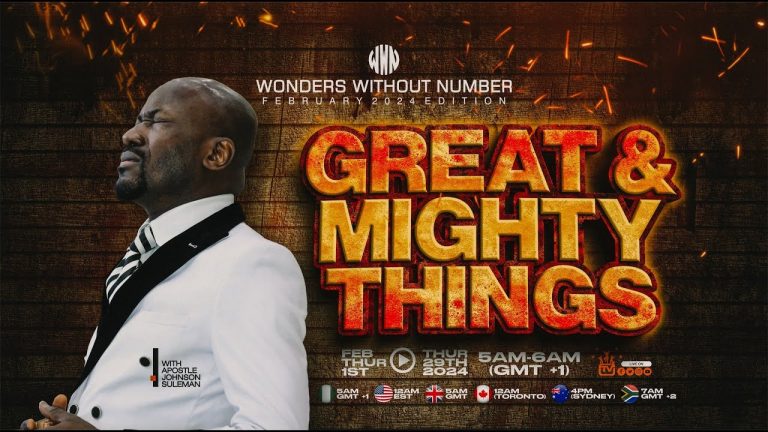 WONDERS WITHOUT NUMBER 2024 - WATCH NOW WITH APOSTLE SULEIMAN