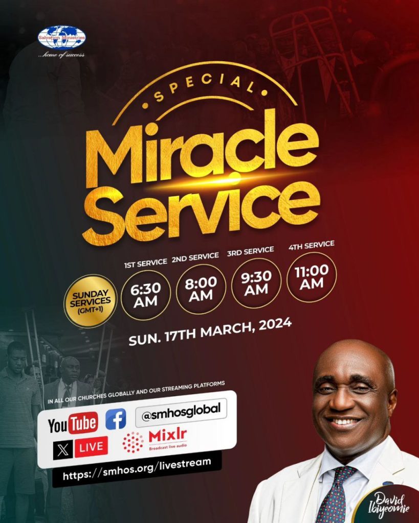 Salvation Ministries Sunday Service 17th March 2024